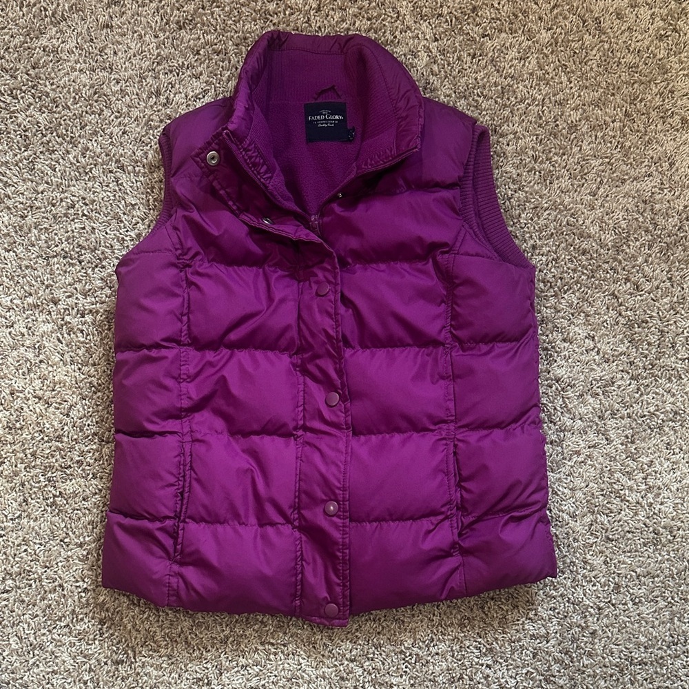 NWOT Faded Glory Rich Purple Knit Sweater size S